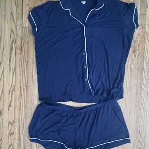 Women's Navy Blue Sleepwear Set